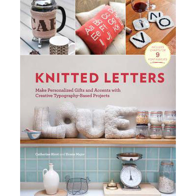 Knitted Letters – Shuttles, Spindles & Skeins